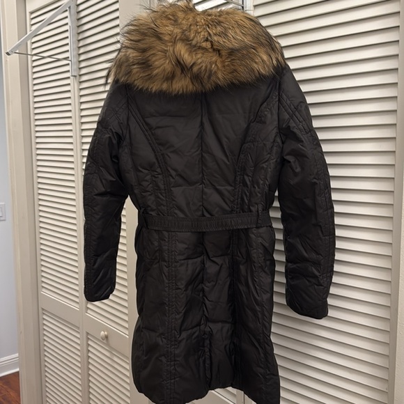 Andrew Marc Women’s Puffer Parka Coat with Real Fur Collar, Size: S - Picture 2 of 11